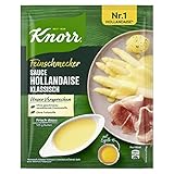 Knorr Feinschmecker Sauce Hollandaise klassisch eine leckere Soße ohne geschmacksverstärkende Zusatzstoffe 250 ml 1 Stück (Packung mit 10)