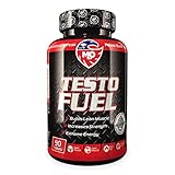 MLO Testo Fuel - Testosteron Booster tabletten muskelaufbau mit Aminosäuren, Tribulus, Maca, Zinc, D-Asparaginsäure (DAA), Arginin (AAKG), Hochdosiert Vegan Glutenfrei Laborgeprüft 90 Tabletten