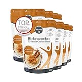 borchers Birkenzucker 100% Xylit mit Ceylon Zimt | 8 Beutel à 250g | Zuckerfrei | Zahnfreundlich | weniger Kalorien | 8x 250g