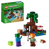 LEGO Minecraft Das Sumpfabenteuer Set, Spielzeug mit Figuren mit Alex- und Zombie-Figuren im Biom, Geburtstagsgeschenk für Kinder ab 8 Jahren 21240