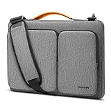 tomtoc 360° Laptop Tasche Hülle für 13 Zoll Neu MacBook Air 2024-2018 M3/A3113 M2/A2681 M1/A2337, 13' MacBook Pro M2/M1 2022-2016, Computer Schultertasche Passt 2024 13' iPad Pro M4, 13' iPad Air M2