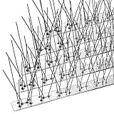 OFFO Taubenabwehr Edelstahl Vogelabwehr, Taubenabwehr Spikes Vogelschreck und Vogelschutz für Balkon Dach Garten oder Sichtschutz Spikes Gegen 78cm
