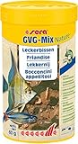 sera GVG-Mix Nature 250 ml der Leckerbissen aus Flocken & Futtertieren für eine abwechslungsreiche Ernährung, Flockenfutter fürs Aquarium, Fischfutter mit hoher Verwertbarkeit, somit weniger Algen