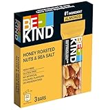 BE-KIND Riegel, glutenfreie Snack-Riegel, Honey Roasted Nuts & Sea Salt, hoher Ballaststoffgehalt, ohne künstliche Farb-, Aroma- oder Konservierungsstoffe, 3 x 30 g