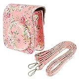 Mikikit 1Stk Kamera Tasche Protect schutzzelt - Kameratasche säckchen aschen PU-Tasche für Sofortbildkamera Mini-Retro-Kamera gehäuse Kameratasche für Mini 9 Hülle für Mini 9 PU-Leder Rosa