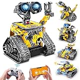 CUBIMANA Technik Roboter für Kinder Spielzeug - 5 in 1 Fernsteuerung Bauspielzeug mit App Programmierbar Wall Roboter/Technik Roboter/Dinosaurier Geschenke für Jungs Mädchen 6-12+ Jahre (520 Stück)