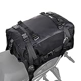 Rhinowalk Multifunktional Motorradtasche Motorradgepäck 10/20/30L Motorrad Pannier Satteltaschen Gepäckträgertaschen Hecktasche Hinterradtasche, Schwarz-30L