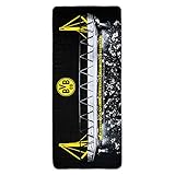 Borussia Dortmund Unisex bvb microvezel handdoek Handtuch, Schwarz/Gelb, 75x180cm EU