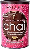 David Rio Chai Flamingo Vanilla aus San Francisco, entkoffeiniert und zuckerfrei, Pappwickeldose (1 x 337 g)