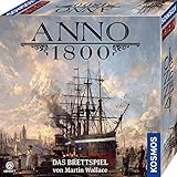 Kosmos 680428 Anno 1800, Das Brettspiel zum beliebten PC-Spiel, Aufbau-Strategie-Spiel für 2-4 Spieler, Gesellschaftsspiel ab 12 Jahre, mit Originalgrafiken