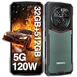 DOOGEE DK10 Outdoor Handy 5G - 512GB+32GB Dimensity 8020,64MP Nachtsicht+50MP*3 Quad-Kamera 6.67''120Hz Outdoor Smartphone ohne Vertrag,120W/5150mAh IP68 Android Dual SIM/WiFi 6/Fingerabdruck ID/NFC