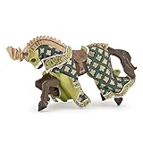 Papo 39923 Pferd des Waffenmeisters Drache Mittelalter - Fantasy Figur, Mehrfarben