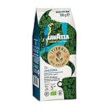 Lavazza, Tierra For Amazonia, 100 % Bio-Arabica Kaffeebohnen, Ideal für Espressomaschinen, Fruchtige & Blumige Aromanoten, Ausgewogener Geschmack, Intensität 5/10, Mittlere Röstung, 500 g Packung