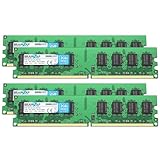 BRAINZAP 8GB DDR2 RAM DIMM PC2-5300U 2Rx8 667 MHz 1.8V CL5 Computer PC Arbeitsspeicher (4X 2GB)