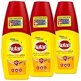 Autan Protection Plus Multi-Insektenschutz 100ml - 3 Stück pro Pack