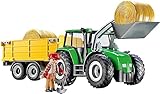 PLAYMOBIL 9317 Traktor mit Anhänger Spielset, Einzeln, Mehrfarbig, Standard