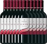 Glicine Rosso Terre Siciliane Duca di Salaparuta Rotwein 12 x 0,75l VINELLO - 12 x Weinpaket inkl. kostenlosem VINELLO.weinausgießer