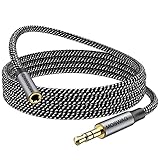 MOSWAG 3.5mm Klinke Verlängerung 1M, 3,5mm Kopfhörer Verlängerungskabel, 3.5 mm Stereo Aux Verlängerungs Kabel mit Vergoldetem Stecker Kompatibel mit Phone oder Smartphones,Kopfhörer,Media-Player