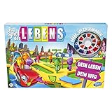 Hasbro Das Spiel des Lebens, Brettspiel für die ganze Familie für 2 – 4 Spieler, für Kinder ab 8 Jahren, enthält Bunte Stifte