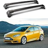 Glghl Aluminium Auto Dachträger Gepäckträger für Ford Focus Fließheck 2012-2015, Roof Rack Autodachträger Querträger Luggage Transport Travel Camping