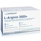 amitamin L-ARGININ 3000+ 120 Kapseln - Apothekenqualität , hochdosiert 3000mg, 100 % Vegan, ohne unerwünschte Zusätze, deutsche Herstellung, für den aktiven Mann