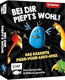 Edition Michael Fischer 34285 Kartenspiel: Bei dir piept's wohl Das rasante Push-Your-Luck-Spiel für 3-6 Personen ab 8 Jahren, bunt