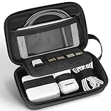 JETech Reise Zubehör Organizer Tasche, Tragbare Elektronische Kabeltasche Gadget Tasche für MacBook Power Adapter, Kabel, Stylus Stift, SD Karte, Maus, Powerbank, USB-Stick