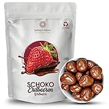 Sultan’s Palace - Gefriergetrocknete Erdbeeren in Vollmilch-Schokolade – 200 g/Gefriergetrocknete Erdbeeren mit Schokolade – fruchtig und knackig/Schokofrüchte