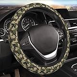 Army Green Camo Auto Lenkradbezug Universal 15 Zoll Neopren Innendekoration Schutz Zubehör