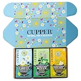 Cupper Bio Tee Set 'Kräutermedley', Tee Geschenkset, Kräutertee, drei verschiedene Sorten, 60 ungebleichte, plastikfreie Teebeutel, 3er Pack