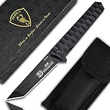 AUBEY Einhandmesser,Tanto Klappmesser, EDC Messer, Outdoor Survival Taschenmesser mit Clip Pocket Flipper Knife (Tanto Klinge)