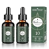 Hanföl Keto Tropfen (10ML-2 er) - Premium Öl Bis zu 10-Fach Höher Dosiert - Für die Ketose aus Hanfsamenöl Mit Natürlichem Omega 3 - 100% Vegan Rein und Kaltgepresst - 1600 Tropfen Mit Sofort Effekt