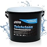 KOIPON Teichclean 2,5 kg Teichschlammentferner, Biologischer Abbau von Teichschlamm, Teichreinigung von Laub, Schlamm und Ablagerungen, für Fischteich oder Gartenteich