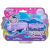 Fingerlings Interaktives Baby Axolotl, Auggie (Lila), Schwimmt & Leuchtet auf