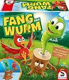 Schmidt Spiele 40638 Fang den Wurm, Kinderspiel, 3D Actionspiel