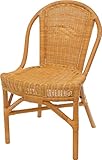 Rattanstuhl Klassik Farbe Honig Esszimmerstuhl Korb Küchenstuhl Esszimmer Stuhl Korbstuhl Natur Rattan