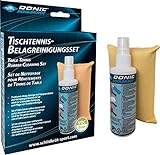 Schildkröt Donic-Schildkröt Tischtennis Reinigungsset, 100 ml Belagreiniger im Pumpzerstäuber und Reinigungsschwamm, zum Auffrischen der Schläger-Beläge, 828529