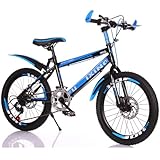 Mountainbike Leichtes 24 Zoll Fahrrad Variable Geschwindigkeit Doppelscheibenbremsen Geeignet für Teenager E,24 inches