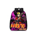 BESTZY Naruto Rucksäcke für Kinder, Schüler Schultasche Naruto Büchertasche 3D Cartoon Kinderrucksäcke Mode Anime Rucksack Tasche für Kinder Geschenk 38*30*5cm