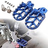 Motorrad Fußrasten,CNC Aluminium Fußrasten für TC65 17-23 TC85 14-24 TC125/FC250-450 14-15 TC250 TE150/250/300 FE250/350/350S/501/501S 14-16 TE125 15-16 FE450 16 FS450 15