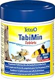 Tetra Tablets TabiMin - Tabletten Fischfutter für alle Bodenfische, z.B. Welse, Schmerlen oder bodengründelnde Barben, 275 Tabletten Dose