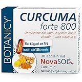 CURCUMA FORTE 800 mit flüssigem Mizell-Curcumin ohne Piperin, hochdosiertes Kurkuma für die tägliche Einnahme, Kapsel entspricht 7.400 mg Kurkuma-Pulver (30 Kapseln, Monatspack)