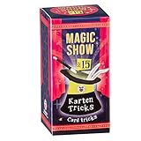 TRENDHAUS 957757 Magic Show Nr. 15 [ Karten, Verblüffende Zaubertricks für Kinder ab 6 Jahren, Inkl. Online-Videos, Trick Nr.15