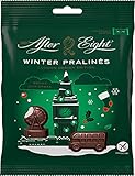 After Eight After Eight NESTLÉ AFTER EIGHT Winter Pralinés, Pralinen glutenfrei aus dunkler Schokolade, Schokoladenfiguren mit Minzfüllung, 1er Pack (1 x 65g)