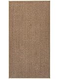 Sisal Teppich läufer rutschfest waschbar - Jute küchenteppich küchenläufer esszimmer läufer rutschfest - Weben Flur Teppich Gummisohle Matten rutschfeste (75 x 150 cm)