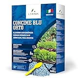 LERAVA® Blaukorn Gartendünger – 800g - hochwertiger Tomatendünger - für alle Garten- und Beetarten - Blaukorn verbessert das Pflanzenwachstum - CE-zertifiziert – NPK Dünger - Made in Italy