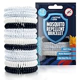 Active Era Mückenschutz Armband (12 STK), Mückenabwehr Outdoor, Camping - Mückenarmband für Kinder & Erwachsene - Natürlicher Anti Mücken Schutz, Wasserfest, 10 Tage Schutz, 100% DEET frei - Modern