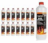 Bio Alkohol 100% 15 x 1Liter - BIOETHANOL für Alkohol-Kamine…