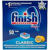 finish Powerball CLASSIC CITRUS 1 x 50 Tabs Spülmaschinentabs Geschirrspültabs (1)