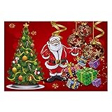 Merry Christmas Welcome Doormats Indoor Home Carpets Decor 40x60CM Teppich Polypropylen Läufer (A, I)